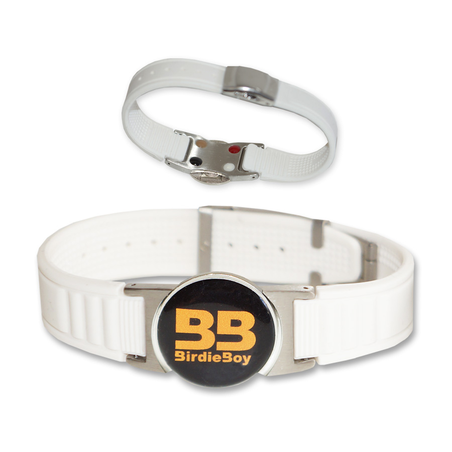 Negative Ions Bracelet with ball marker (Black or White) - Image 5