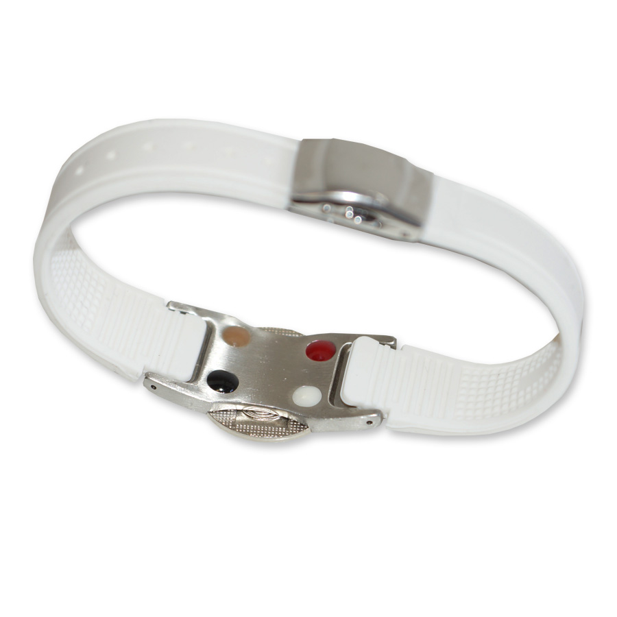 Negative Ions Bracelet with ball marker (Black or White) - Image 7