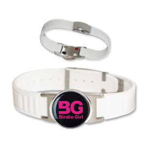 Negative Ions Bracelet with ball marker (Black or White)